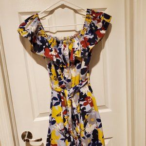 ZARA BASIC DRESS SIZE LARGE MULTICOLOR  SLEEVELESS